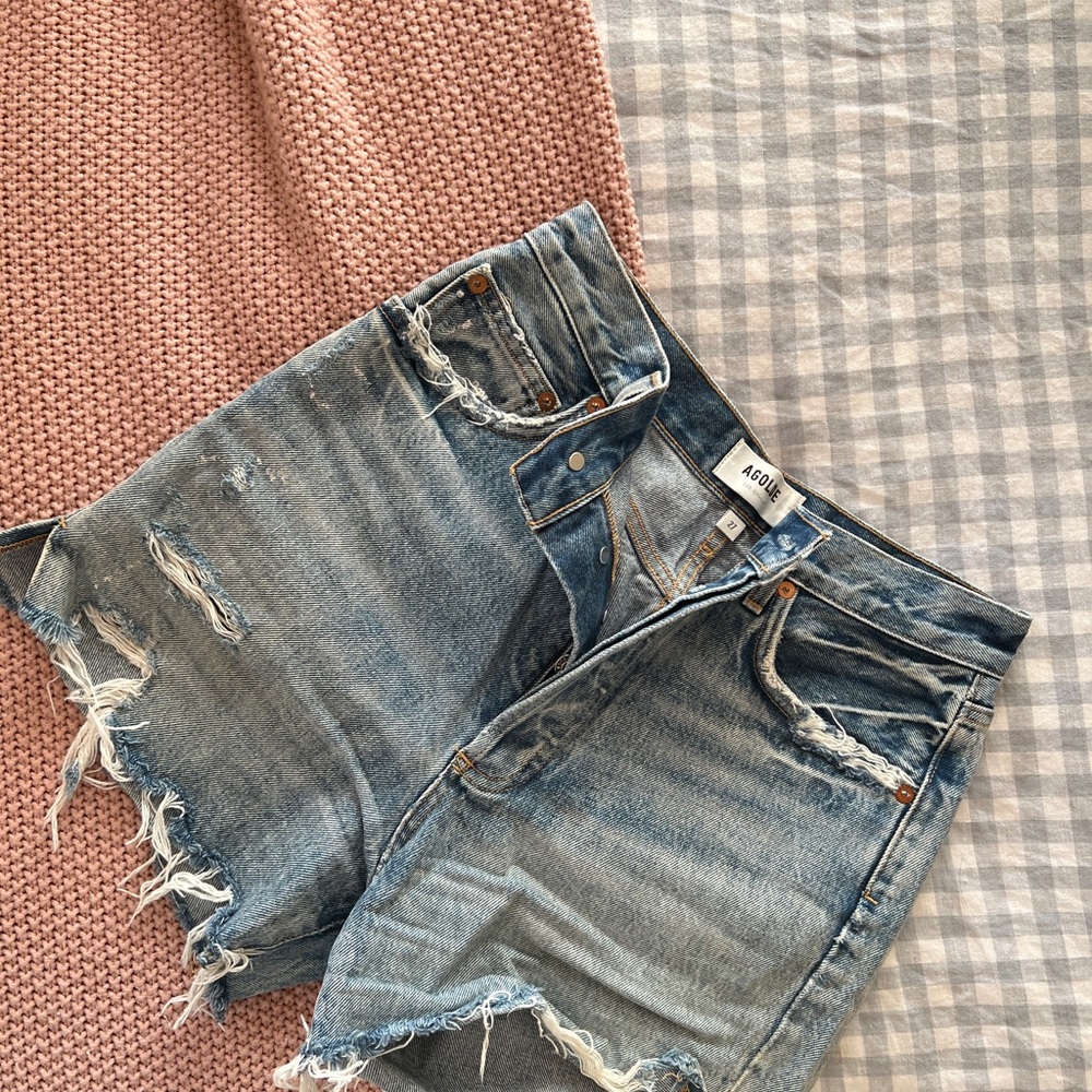 Agolde Dee high rise Denim Shorts